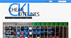 Desktop Screenshot of cheapkitelines.com