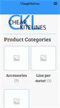 Mobile Screenshot of cheapkitelines.com