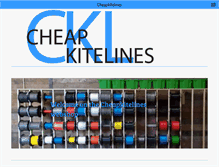 Tablet Screenshot of cheapkitelines.com